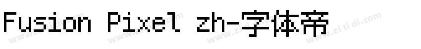 Fusion Pixel zh字体转换